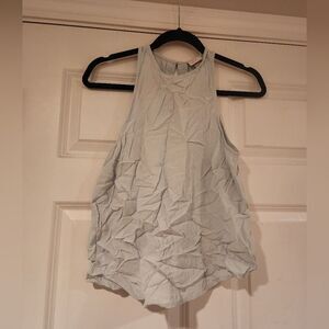 A New Day Light blue halter sleeveless blouse